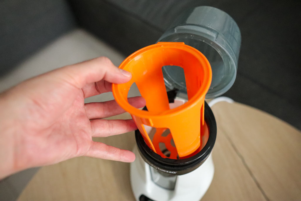 A close-up photo of the Baby Brezza Smart Bottle Warmer's bottle tray.